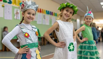 Экомода в Мостовском районе: дети создали наряды из вторсырья