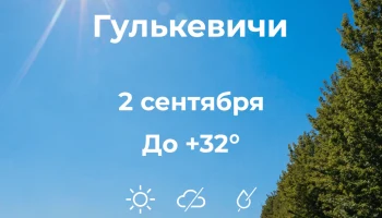 Погода в Гулькевичи 2 сентября: солнечно, сухо и до +32° Погода в Гулькевичи 2 сентября: солнечно, сухо и до +32°