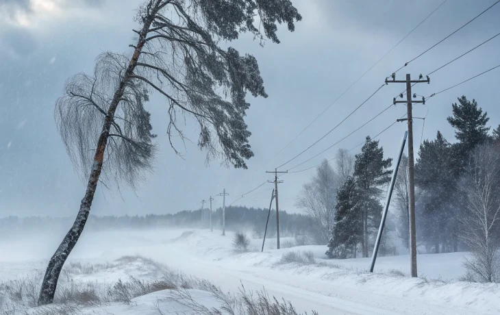Штормовое предупреждение объявлено в Ленинградском районе на 4 и 5 января
