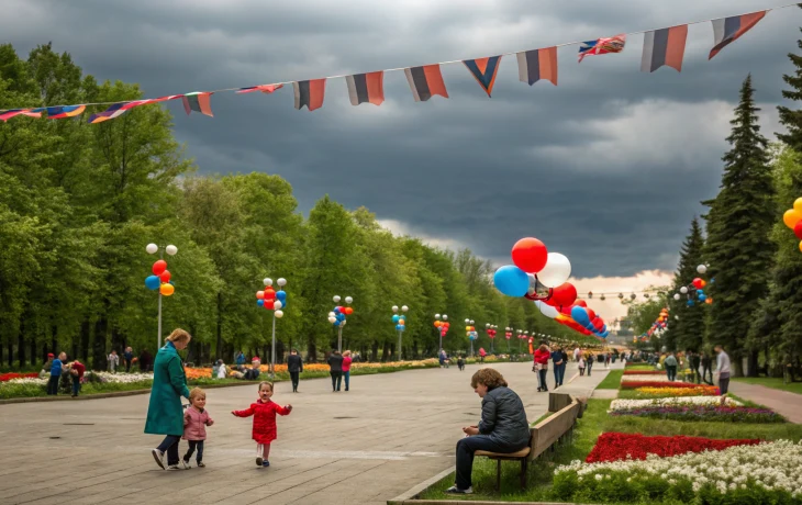 Праздник Победы продолжился в парке Новокубанска