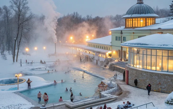 Термальные комплексы Мостовского района загружены в новогодние каникулы
