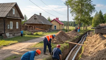 В Крыловской продолжается обновление водопроводных сетей