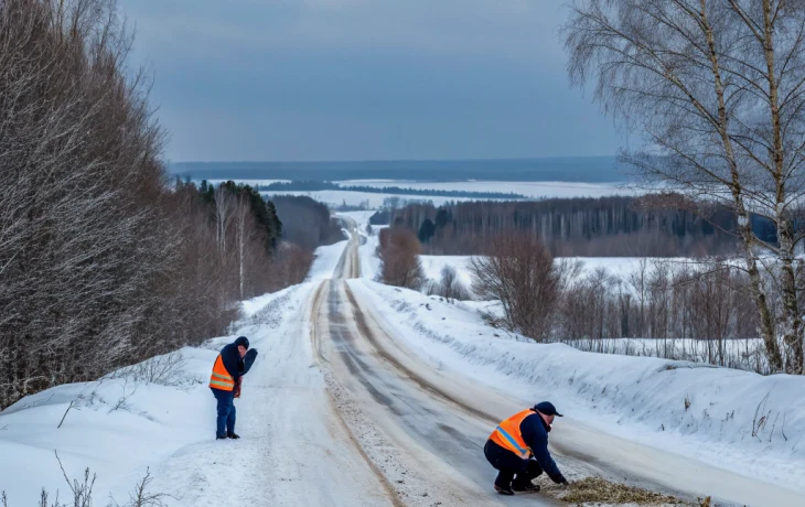 В Тимашевском районе началась проверка дороги между Советским и Красноармейским