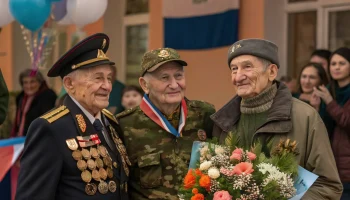В Тихорецке поздравили трёх ветеранов с юбилейными днями рождения