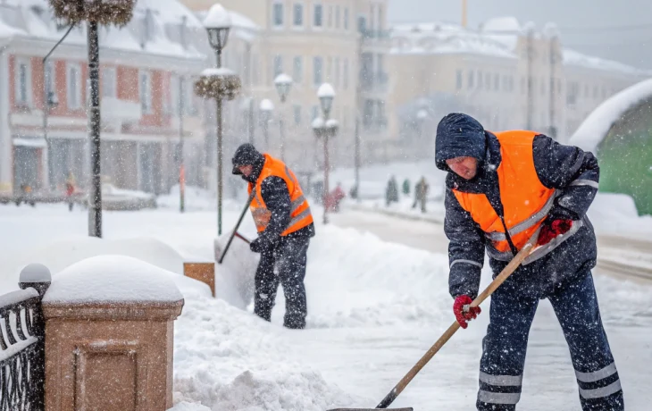 Коммунальные службы Белореченска работают без выходных из-за снегопада Коммунальные службы Белореченска работают без выходных из-за снегопада