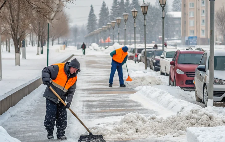 Уборка прибордюрных зон и парковок продолжается на улицах Абинска Уборка прибордюрных зон и парковок продолжается на улицах Абинска