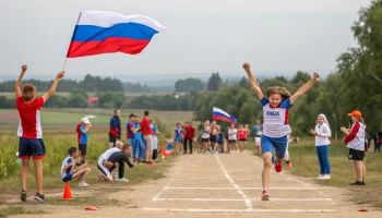 Молодёжь отметила День России спортивным праздником ГТО в Тихорецком районе