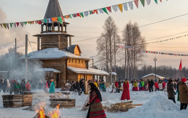 Прощёное воскресенье в Павловской: финал Масленицы и подготовка к 23 февраля Прощёное воскресенье в Павловской: финал Масленицы и подготовка к 23 февраля