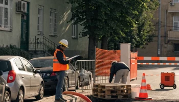 В Калининской с опережением графика ремонтируют участок улицы Степной