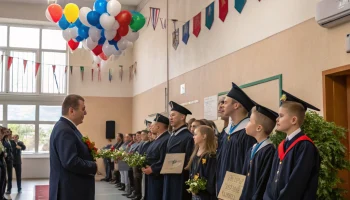 В Белой Глине наградили выпускников на торжественной встрече с главой района