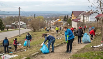 Субботник ко Дню Победы прошёл в Джубге
