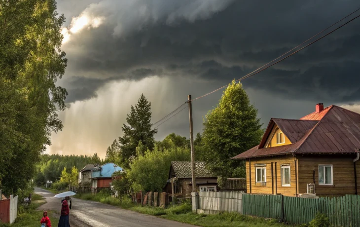 В Успенском районе жителей предупредили о ливнях, грозах и сильном ветре при холодной погоде