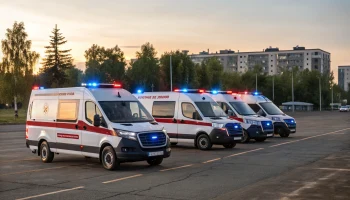 В Сириусе автопарк скорой помощи пополнился шестью новыми машинами