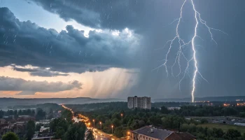 Грозовые дожди ожидаются в Хадыженске