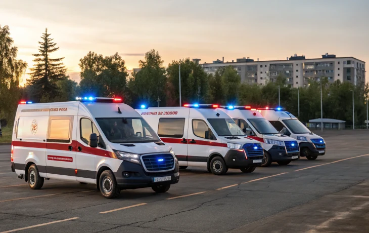 В Сириусе автопарк скорой помощи пополнился шестью новыми машинами