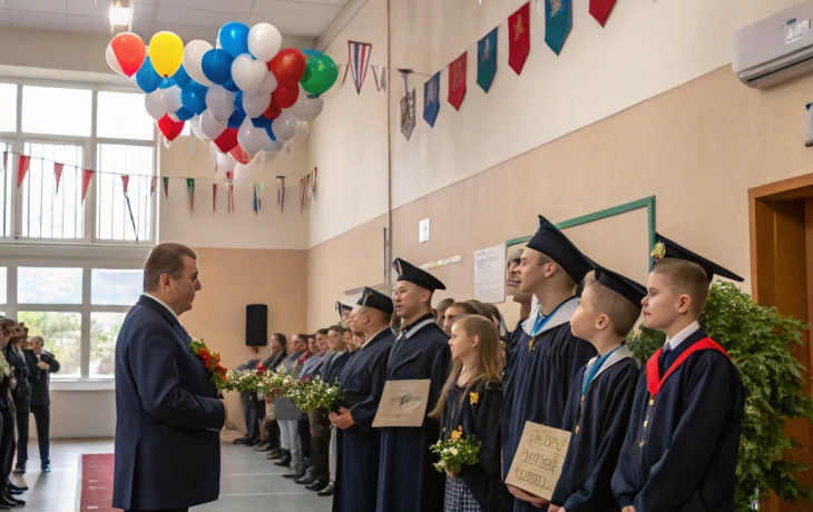 В Белой Глине наградили выпускников на торжественной встрече с главой района