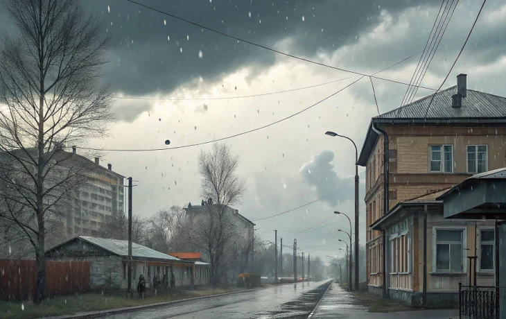 Пасмурный понедельник с кратковременными дождями ожидается в Белореченске 20 апреля