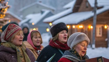 Рождественские колядки объединили жителей станицы Елизаветинской