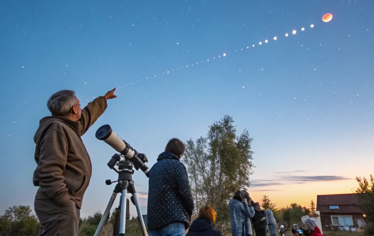 Жители Хадыженска смогут увидеть редкое выравнивание шести планет
