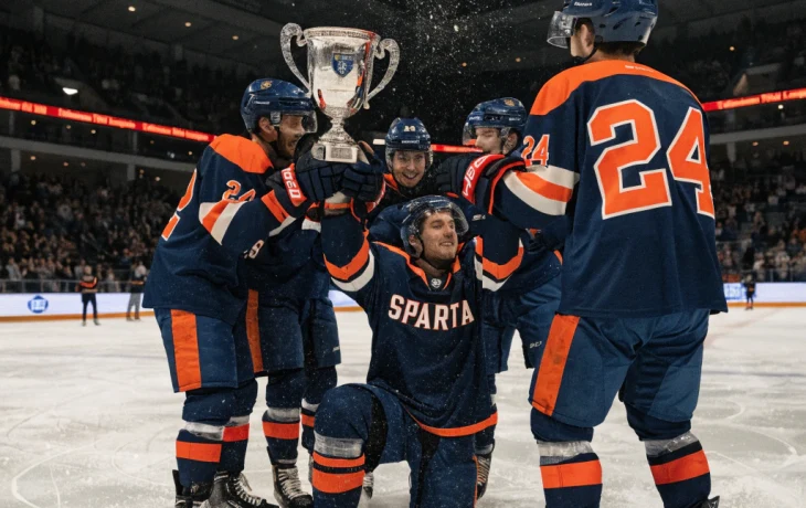 &laquo;Спарта&raquo; стала чемпионом студенческой хоккейной лиги в Сириусе