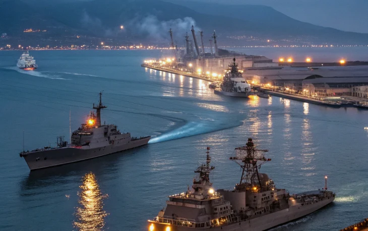 Учения ВМБ пройдут в порту Новороссийска ночью 24 февраля