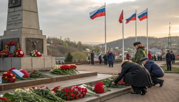 Память о героях почтили в Крымске накануне Дня Победы