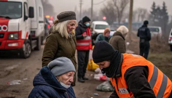 В Ейске продолжают помогать жителям после атаки беспилотников