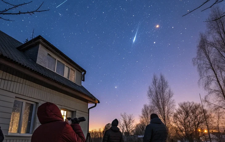Жители Крыловской увидят первый метеорный поток года в ночь на 3 января Жители Крыловской увидят первый метеорный поток года в ночь на 3 января