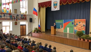 В Белоглинском районе прошёл первый слёт Орлят России для школьников