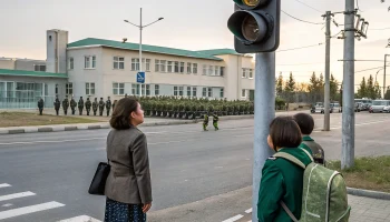 В Динской просят проверить работу светофора у лицея №1 и кадетского корпуса В Динской просят проверить работу светофора у лицея №1 и кадетского корпуса