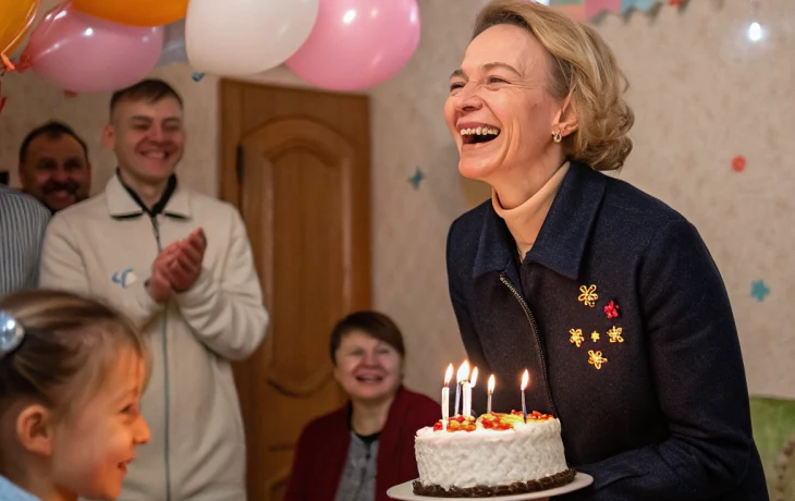 Депутат Новотитаровского поселения Лариса Канивец отмечает день рождения