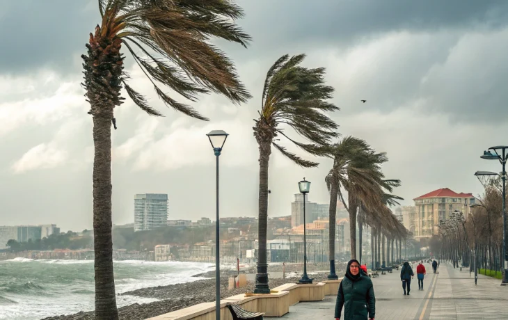 В Анапе 14 февраля ожидается до +12 градусов и порывистый ветер В Анапе 14 февраля ожидается до +12 градусов и порывистый ветер