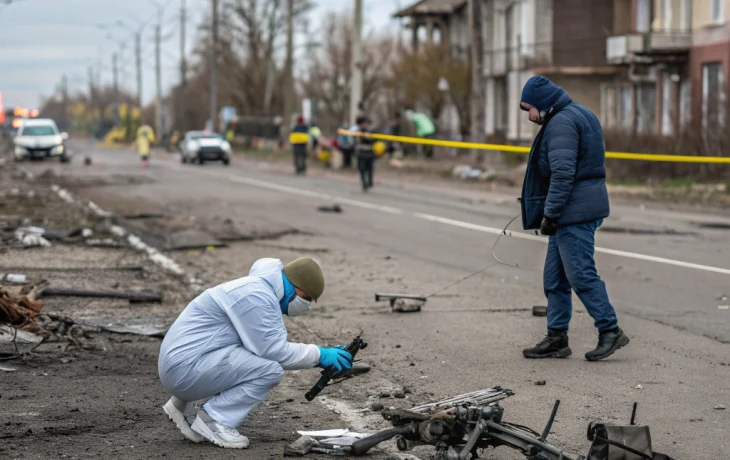 Обломки сбитых беспилотников обнаружены по шести адресам в Северском районе