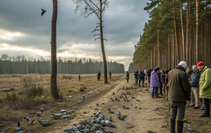 В лесах Туапсинского района обнаружены десятки убитых диких голубей: жители требуют разъяснений
