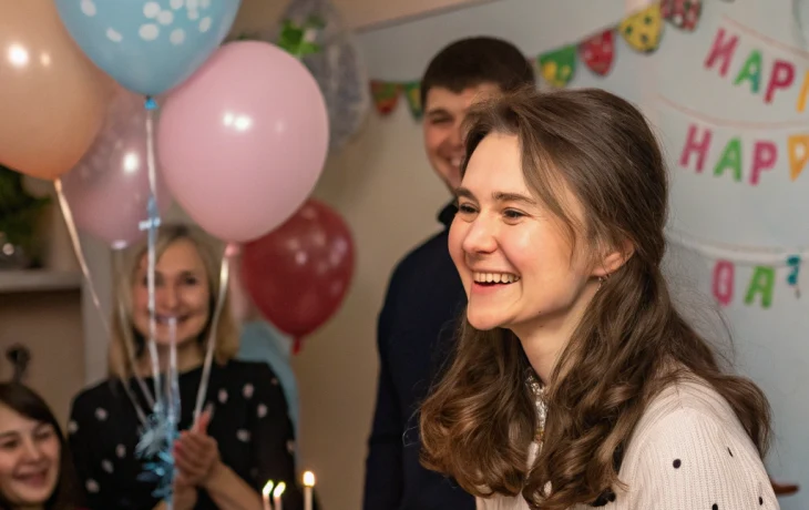 В Новотитаровской поздравили Людмилу Подгорную с днем рождения