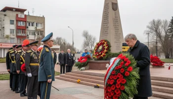 В Славянске-на-Кубани почтили память защитников Отечества