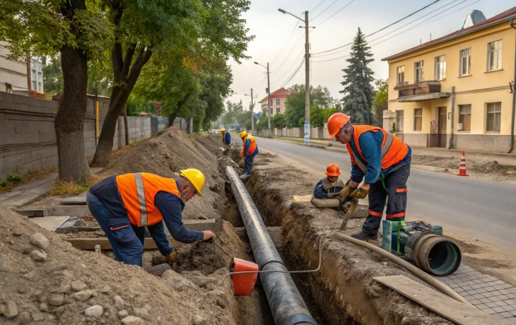 В Анапе продолжают обновлять сети водоснабжения