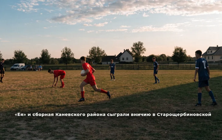 «Ея» и сборная Каневского района сыграли вничью в Старощербиновской «Ея» и сборная Каневского района сыграли вничью в Старощербиновской