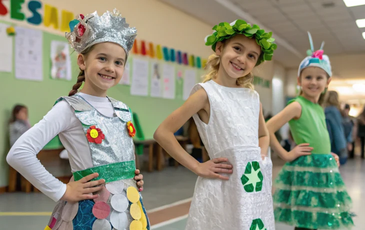 Экомода в Мостовском районе: дети создали наряды из вторсырья Экомода в Мостовском районе: дети создали наряды из вторсырья