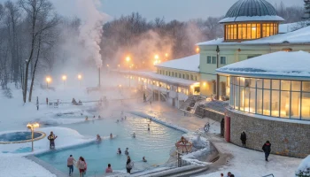 Термальные комплексы Мостовского района загружены в новогодние каникулы