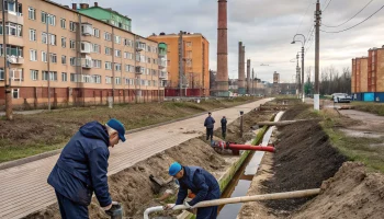 В микрорайоне сахарного завода Ленинградской завершили работы по переключению водоснабжения