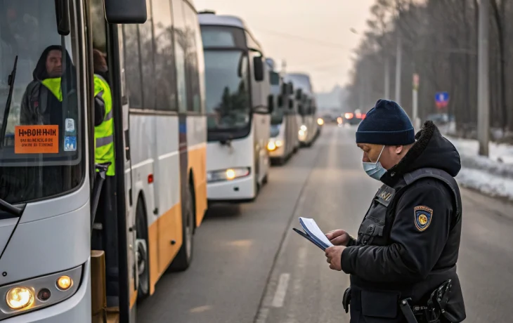 Власти Кропоткина усилили контроль за автобусами