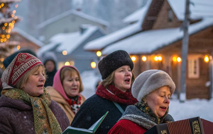 Рождественские колядки объединили жителей станицы Елизаветинской