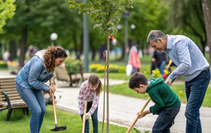 Семьи Армавира приглашаются посадить именные деревья в городских парках