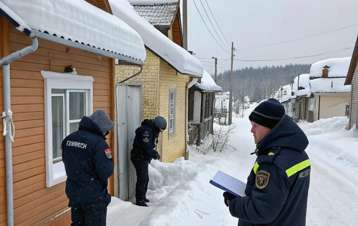 Прокуратура и службы ГО и ЧС проверяют дома в Северском районе