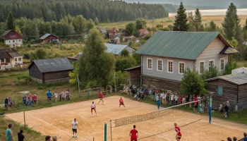 В Ильском прошли волейбольные матчи среди организаций