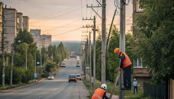 Ремонтные работы в Абинске оставили жителей нескольких улиц без электричества