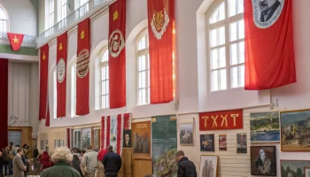В Кущёвской проходят выставки и уроки ко Дню Победы