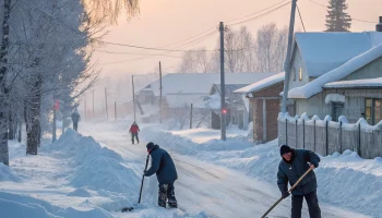 В Афипском с раннего утра ведут уборку дорог и тротуаров от снега и наледи В Афипском с раннего утра ведут уборку дорог и тротуаров от снега и наледи