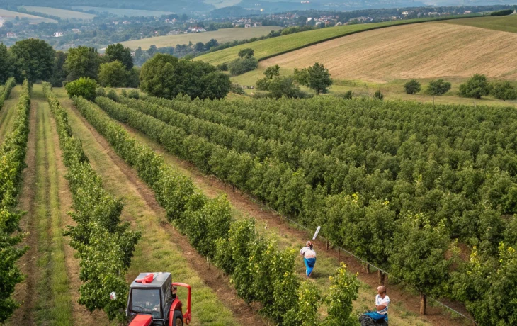 В Лабинске фундучное хозяйство ускорит уход за садами